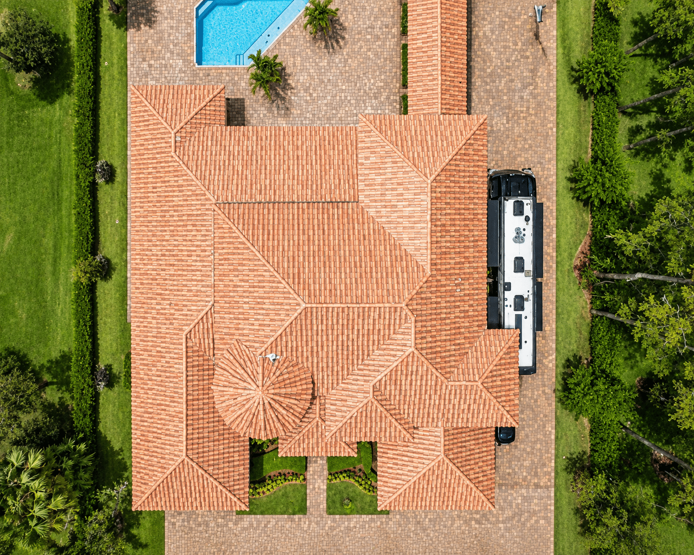Aerial veiw Ronin Development Custom Home